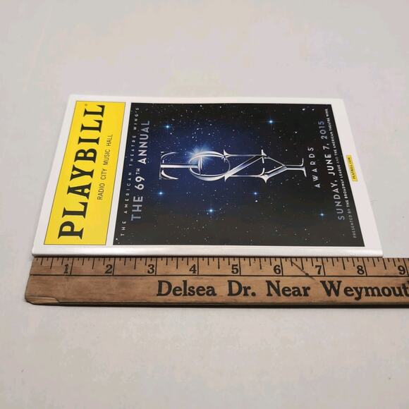 69th Annual Tony Awards Playbill 2015 Official Program Radio City Music Hall - Picture 7 of 7